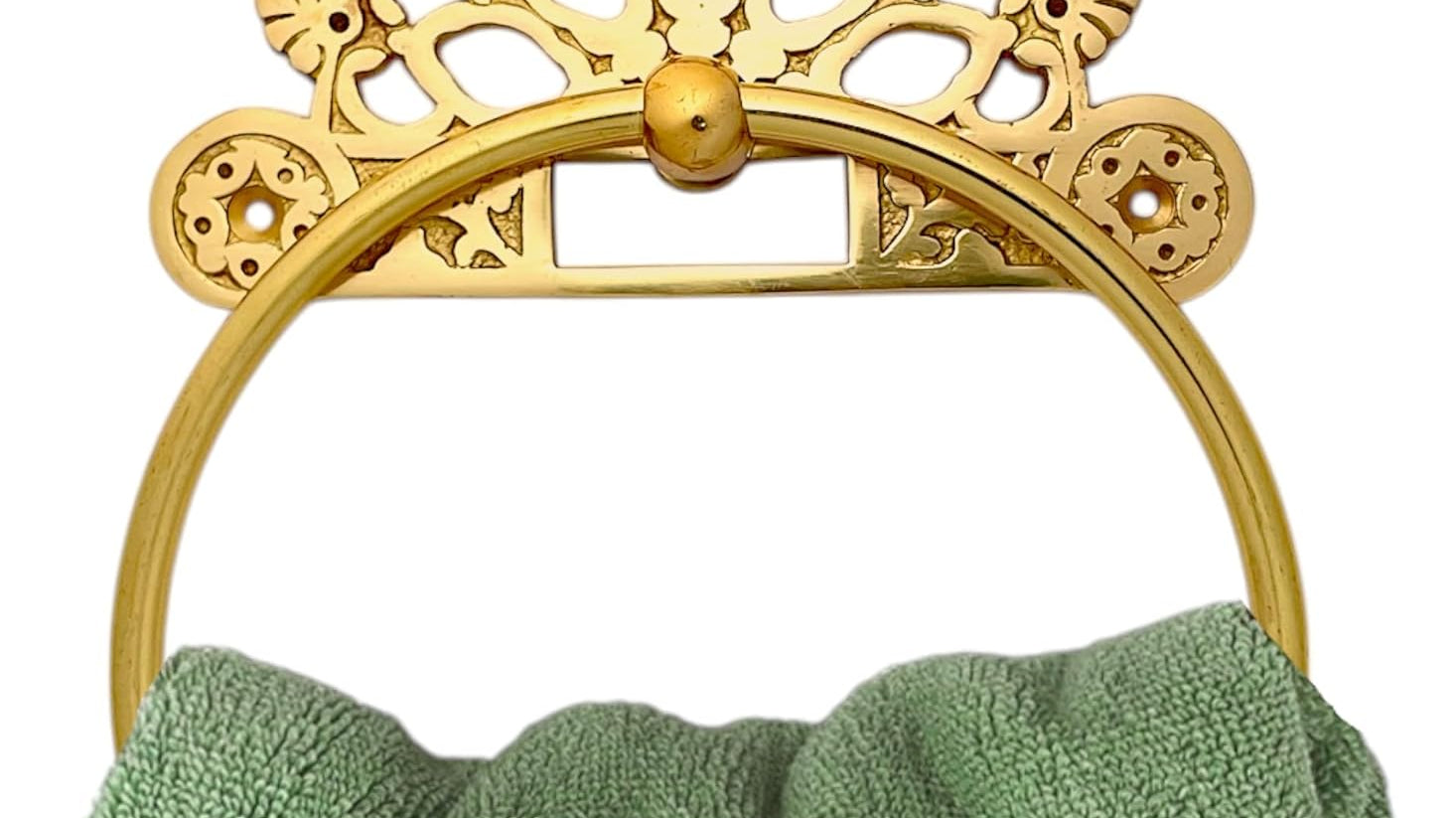 Elevate Your Bathroom Decor with Brass & Antique Towel Rings from Stylent Decor