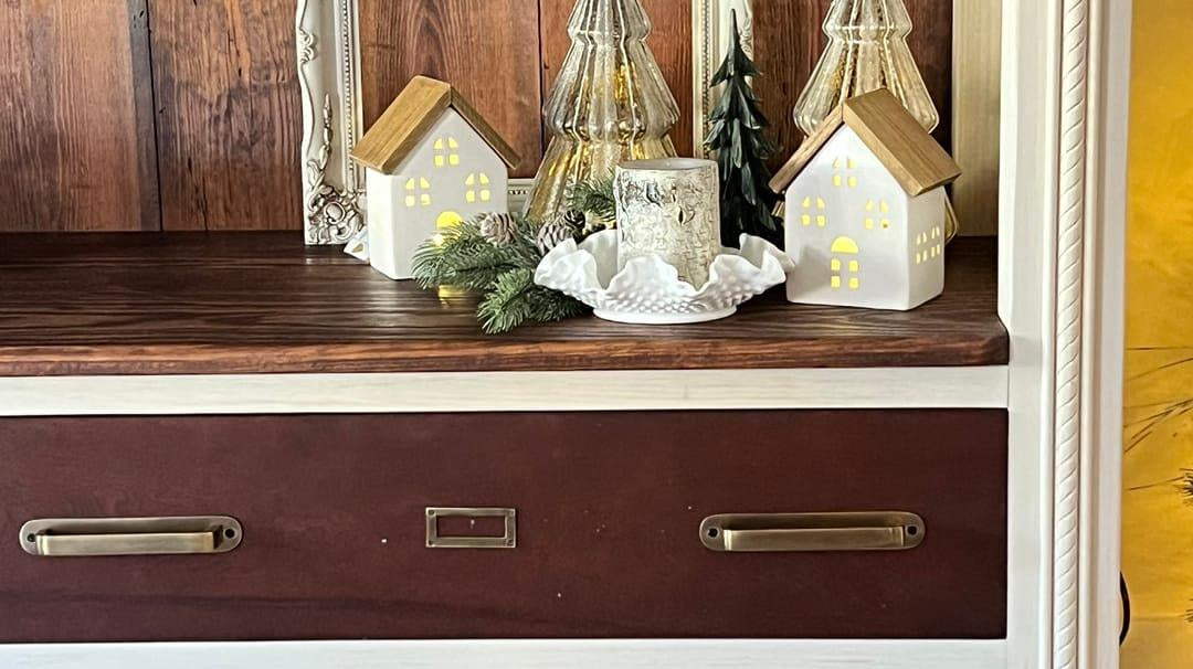 How I used Backplate Pulls for My TV Cabinet - Stylentdecor