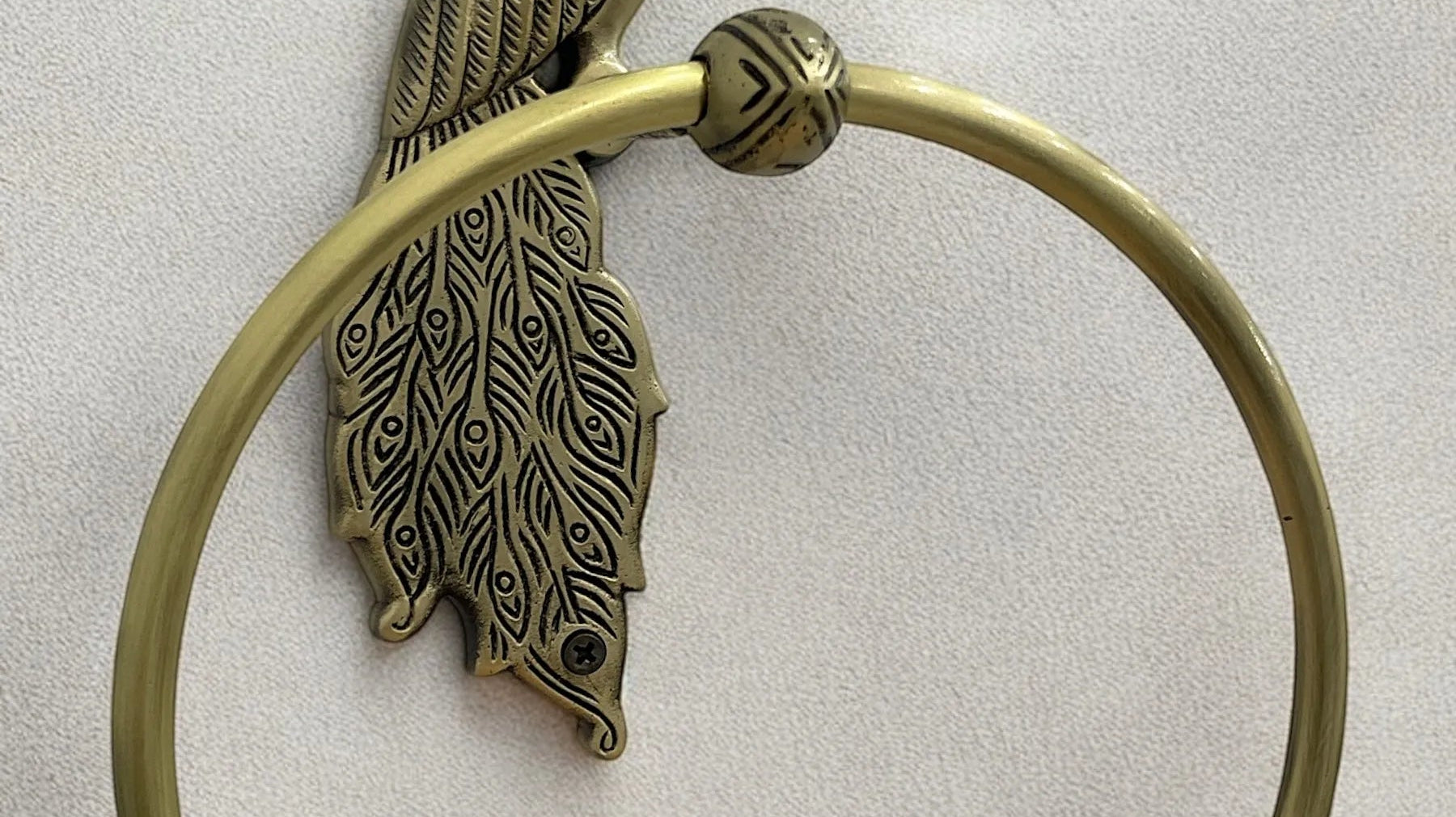 Timeless Bathroom Charm with Brass Towel Rings: A Touch of Elegance