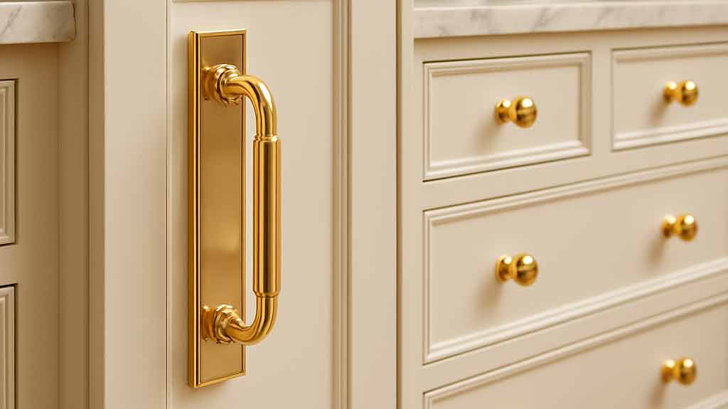 Make Your Interiors Glamorous with Classy Brass Cabinet Hardware