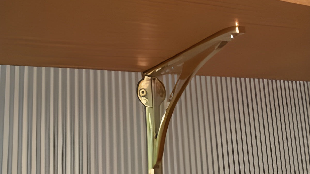 Elevate Your Interiors with Premium Brass Shelf Brackets from Stylent Decor