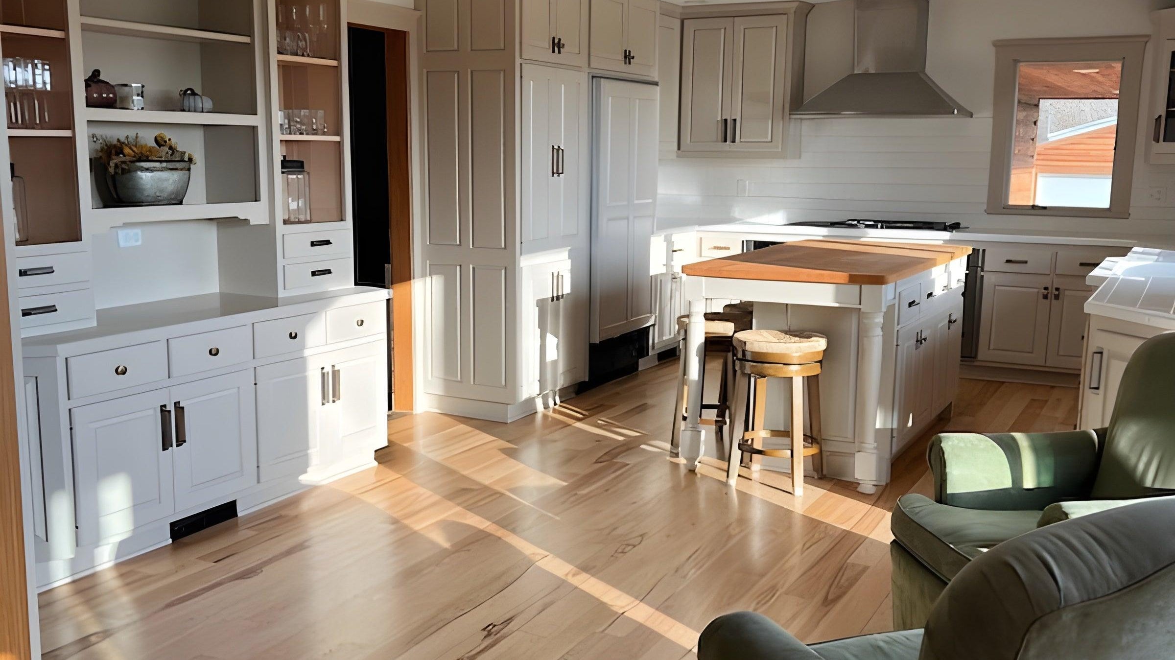 Cover Predrilled Holes using Brass Antique Backplate Rectangular Pulls - Stylentdecor