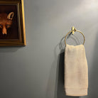 Brass Minimalist Towel Ring - Unlacquered Polished Brass - Stylentdecor