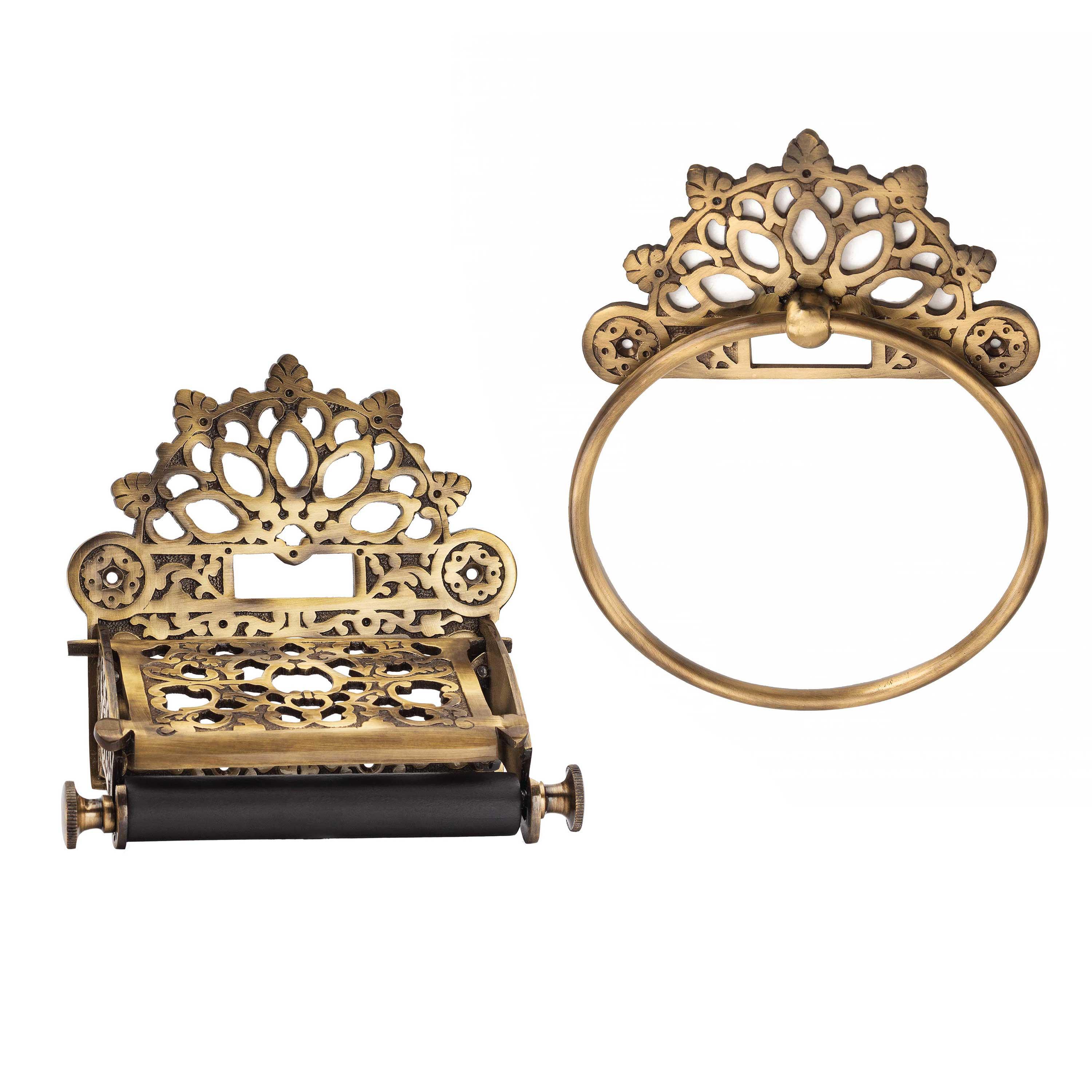 Antique Victorian Roll Holder - Stylentdecor