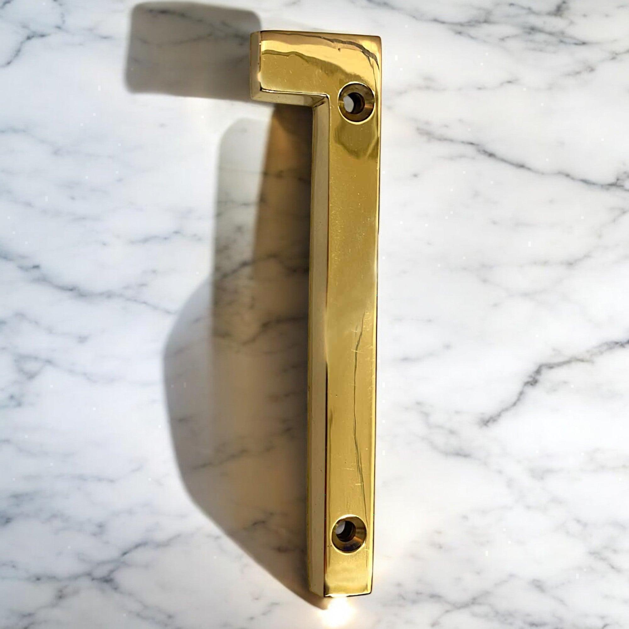 4" Brass House Numbers ( 0-9 ) - Stylentdecor