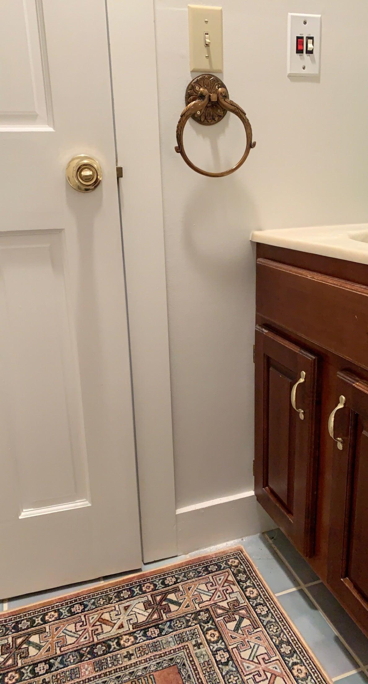 Peacock Towel Ring - Antique Brass - Stylentdecor