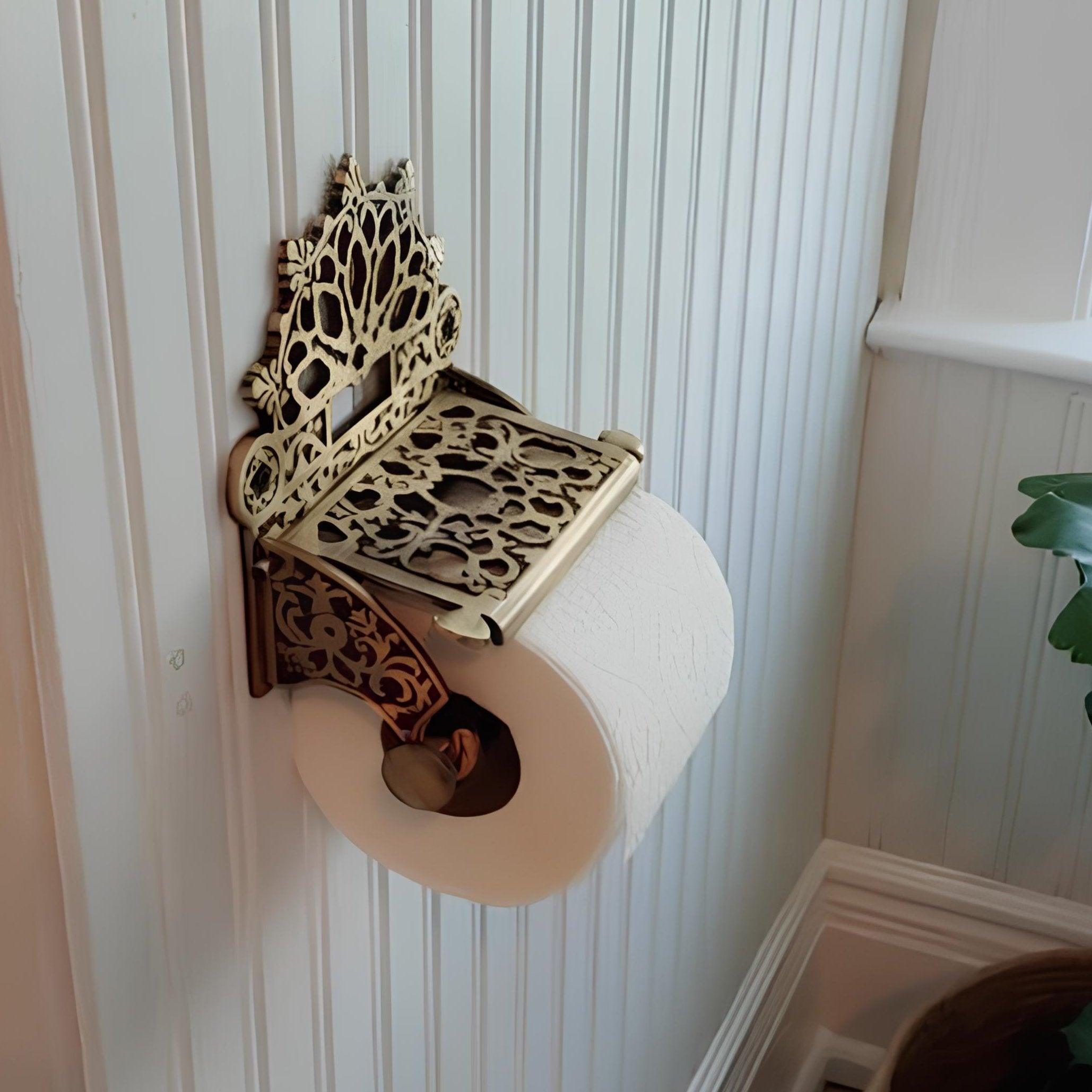 Antique Victorian Roll Holder - Stylentdecor