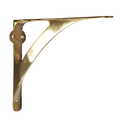 Classic Shelf Bracket - Brass Brushed - Stylentdecor