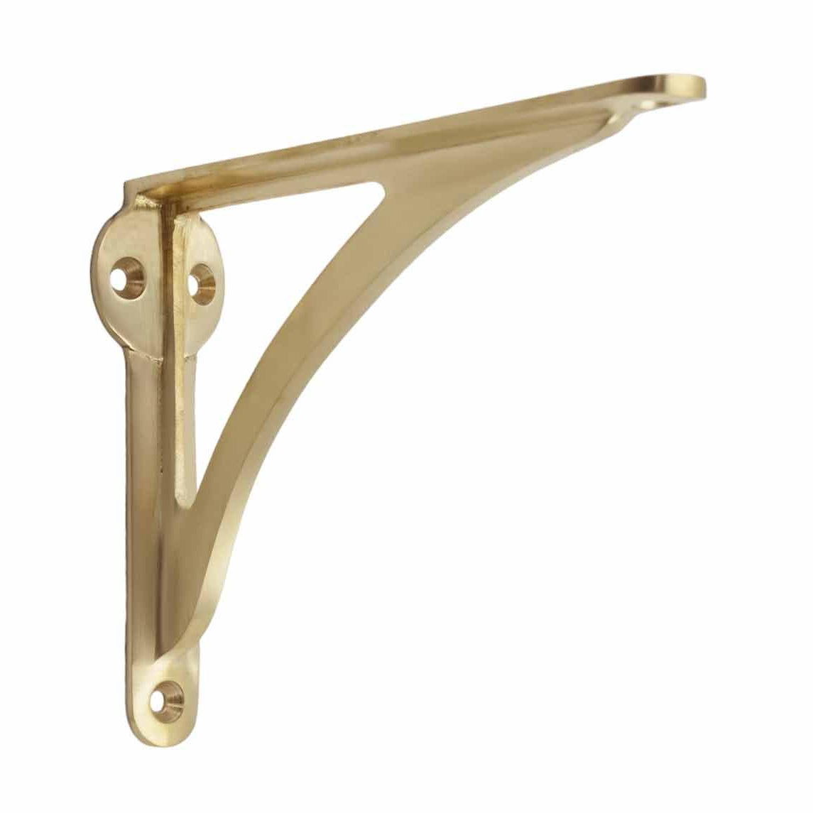 Arched Shelf Bracket - Brass Brushed/Satin - Stylentdecor