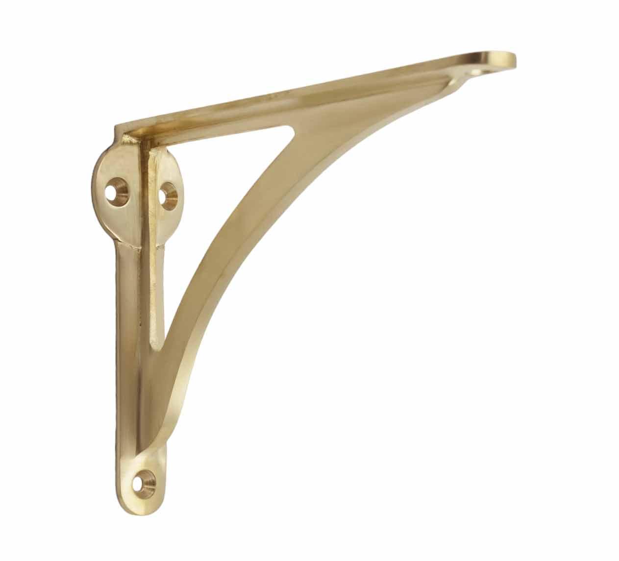 Arched Shelf Bracket - Brass Brushed/Satin - Stylentdecor