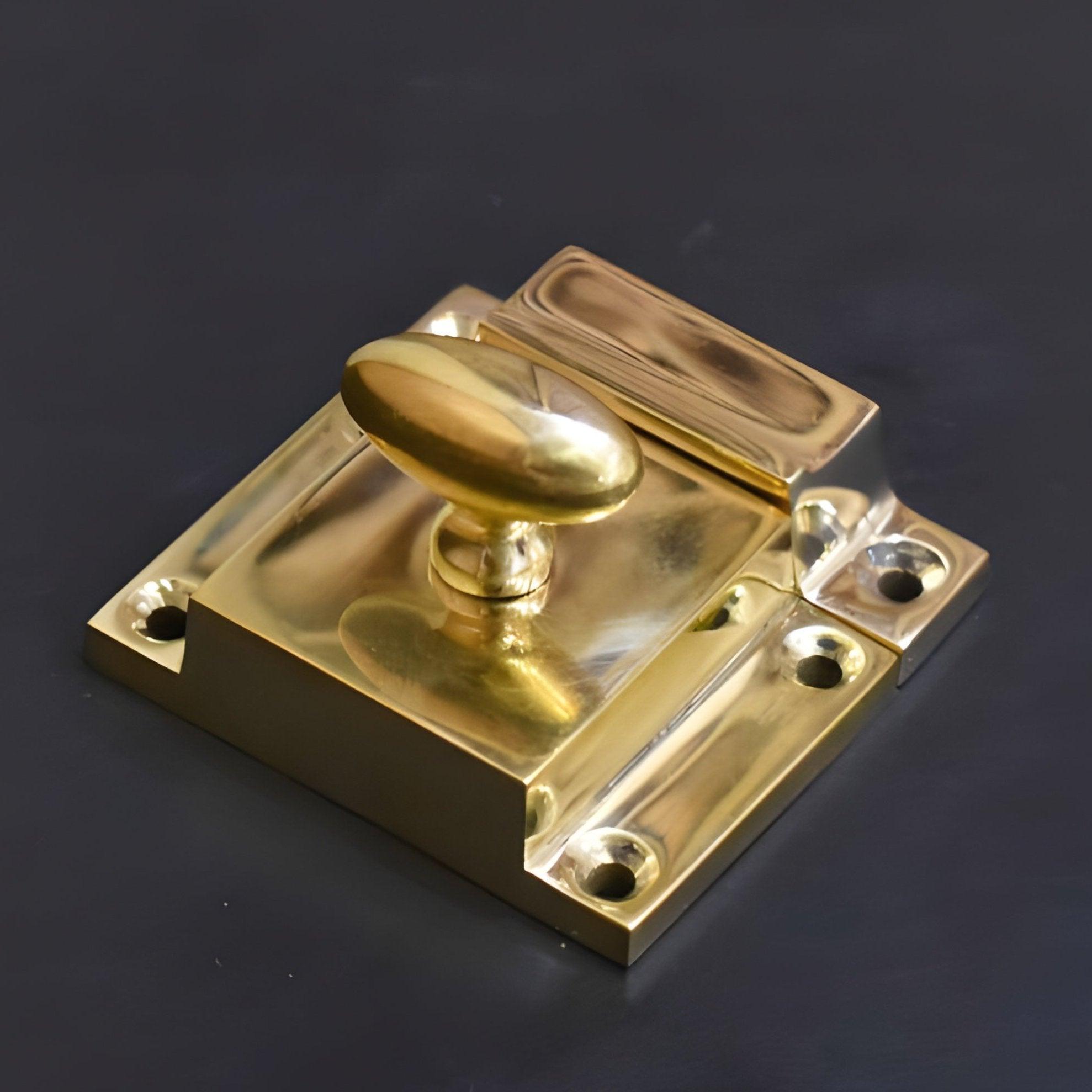 Cabinet Latch - Unlacquered Brass Polished - Stylentdecor