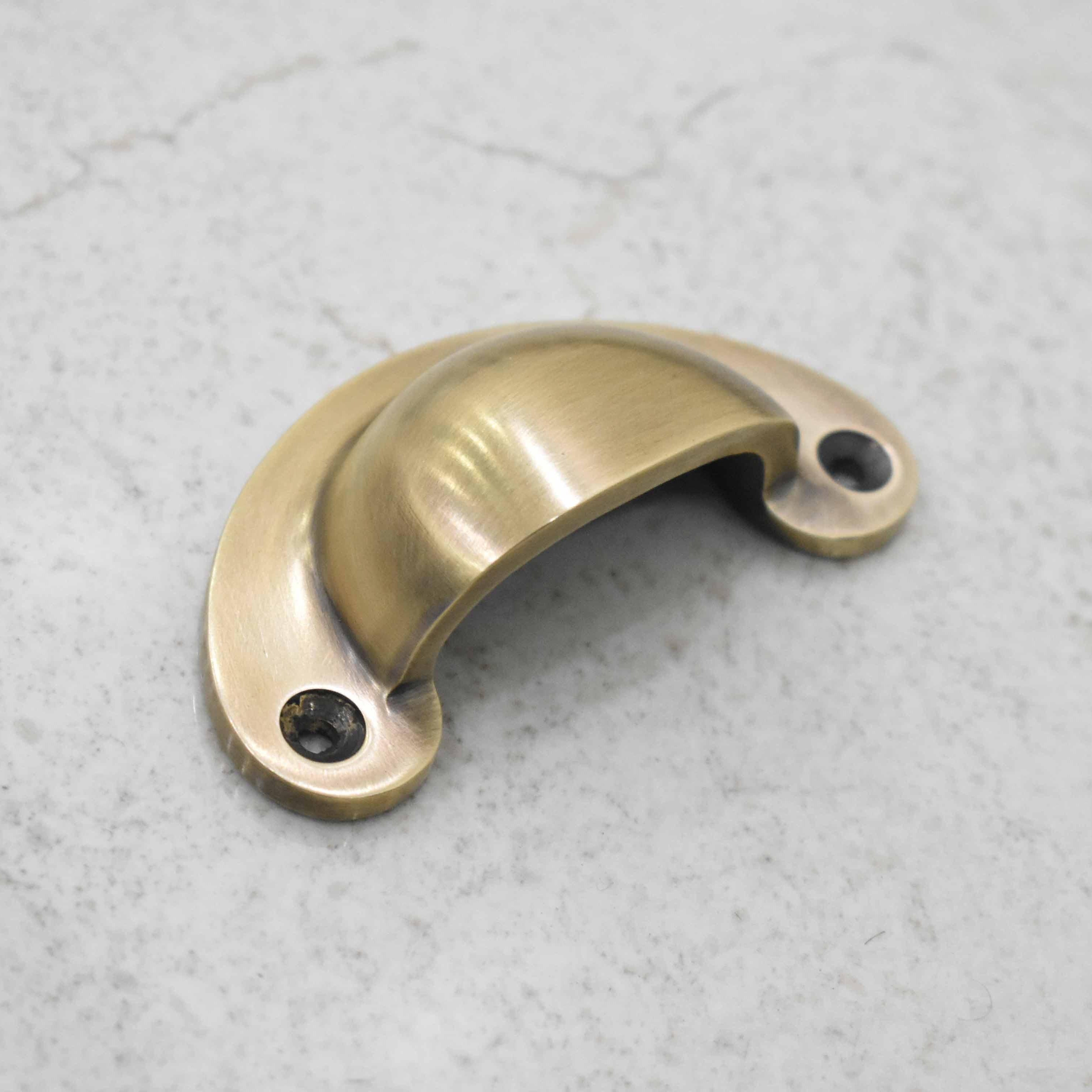 Victorian Bin Pulls - Antique Brass - Stylentdecor