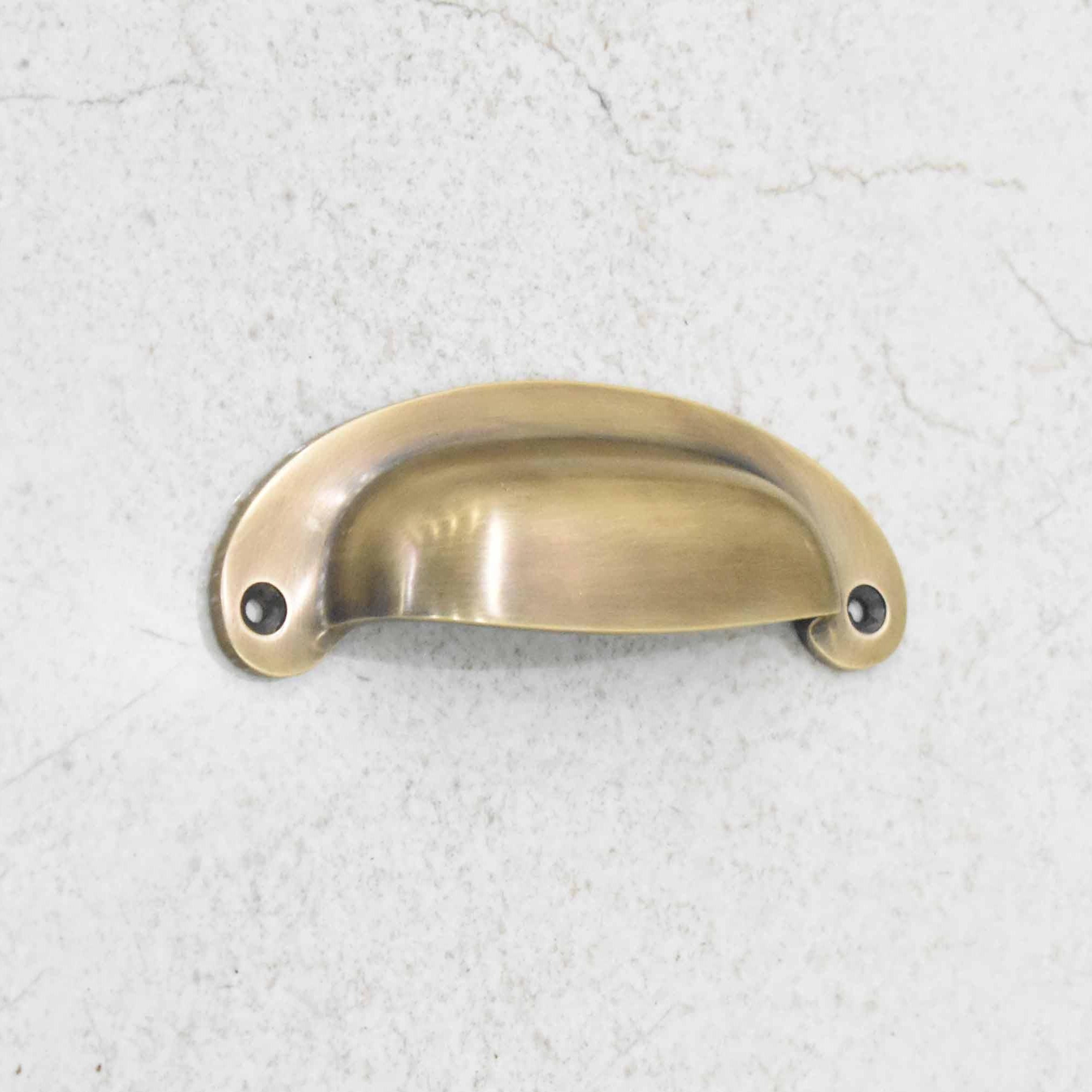 Victorian Bin Pulls - Antique Brass - Stylentdecor