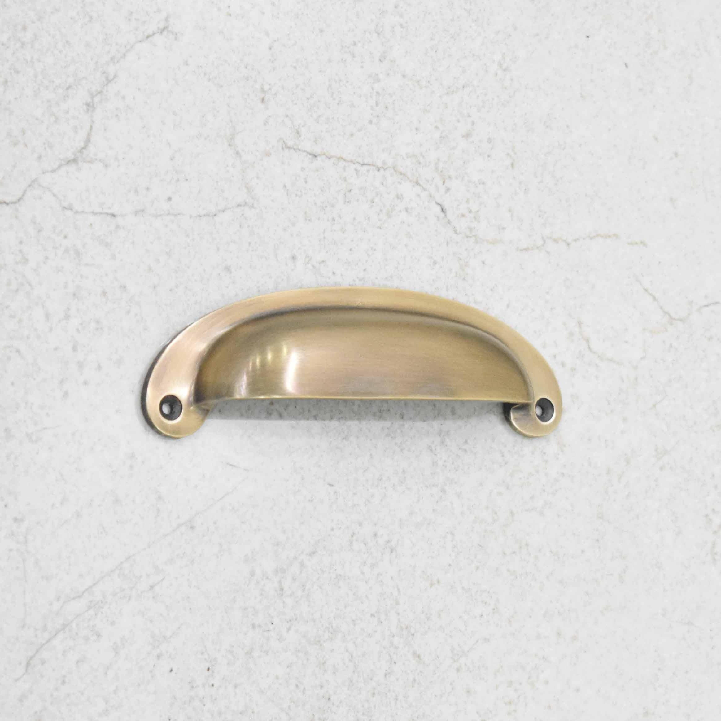 Victorian Bin Pulls - Antique Brass - Stylentdecor