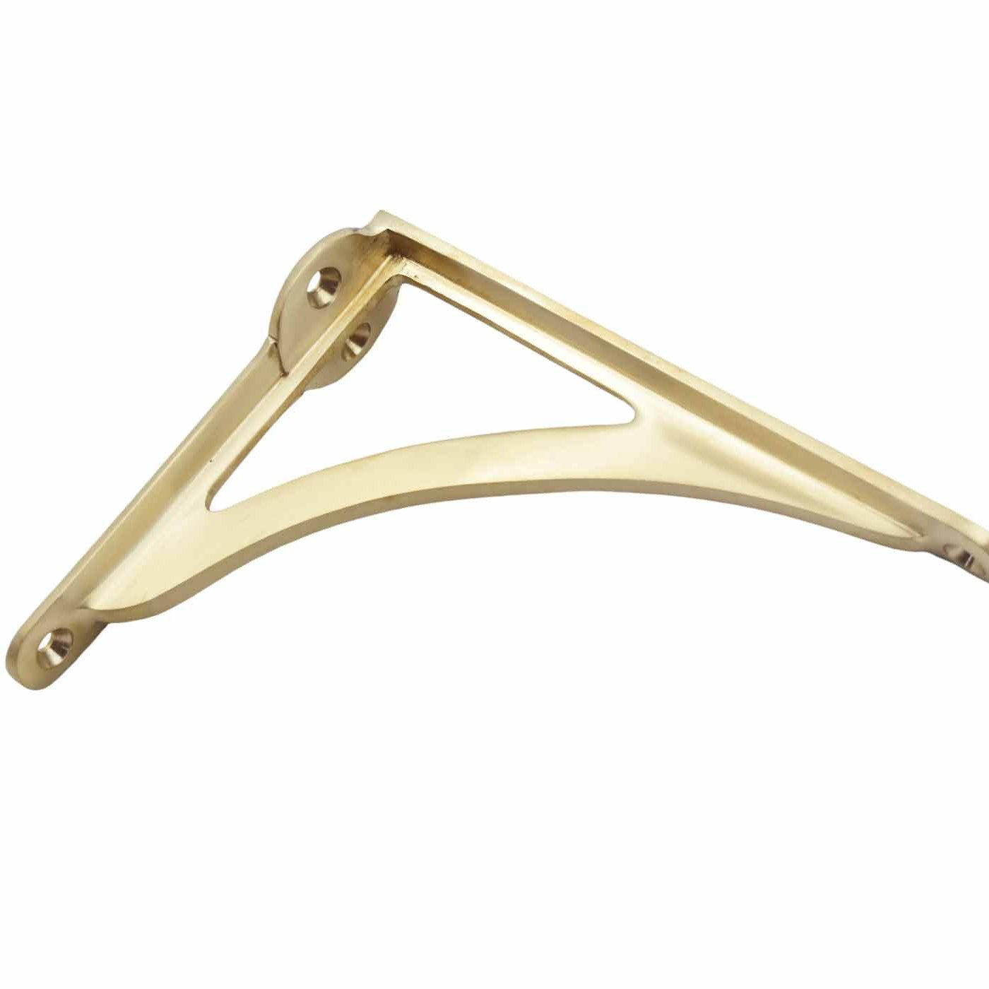 Arched Shelf Bracket - Brass Brushed/Satin - Stylentdecor
