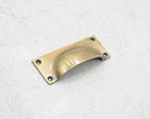6" Rectangle Bin Pulls - Antique Brass - Stylentdecor