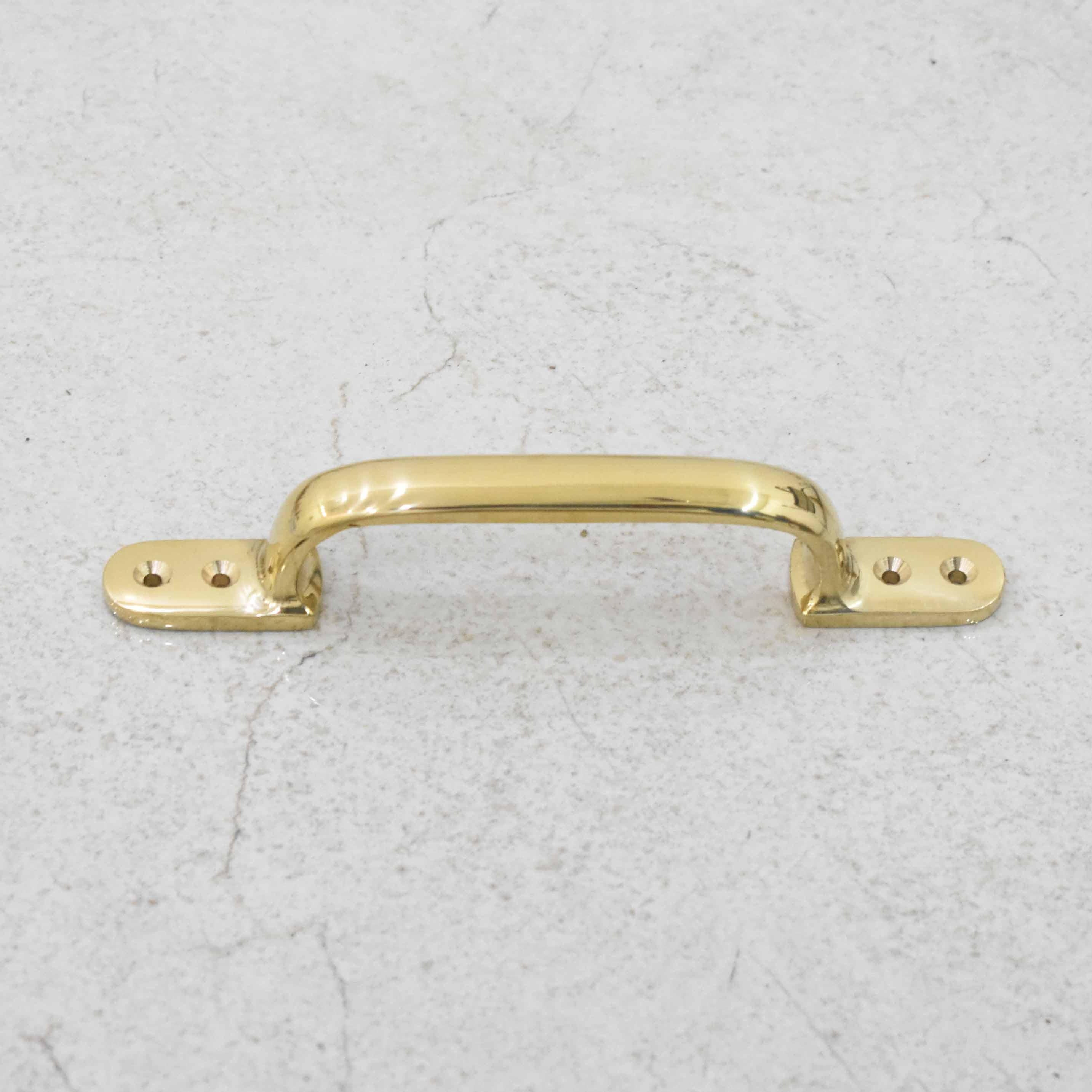 Large Hamridge Pull - Unlacquered Brass Polished - Stylentdecor