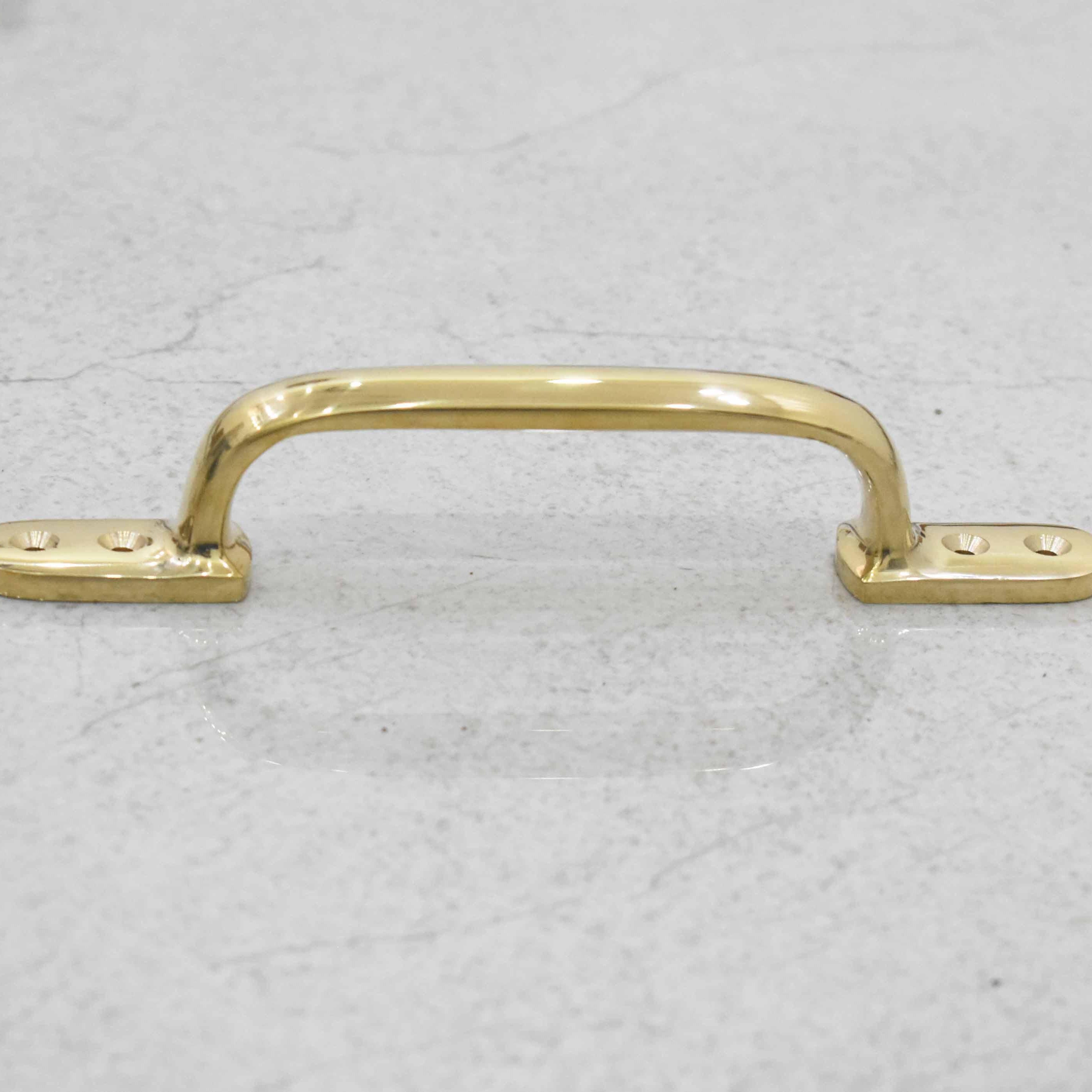 Large Hamridge Pull - Unlacquered Brass Polished - Stylentdecor