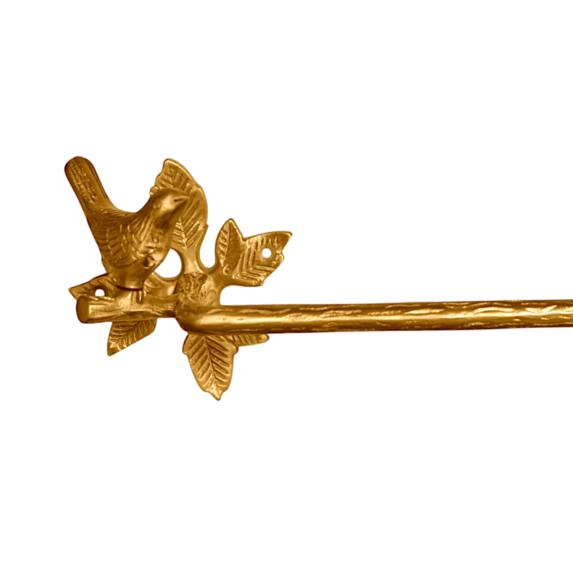 Brass Bird Hook - Brushed/Satin Finish - Stylentdecor