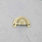 Victorian Bin Pulls - Unlacquered Polished Brass - Stylentdecor