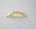 Victorian Bin Pulls - Unlacquered Polished Brass - Stylentdecor