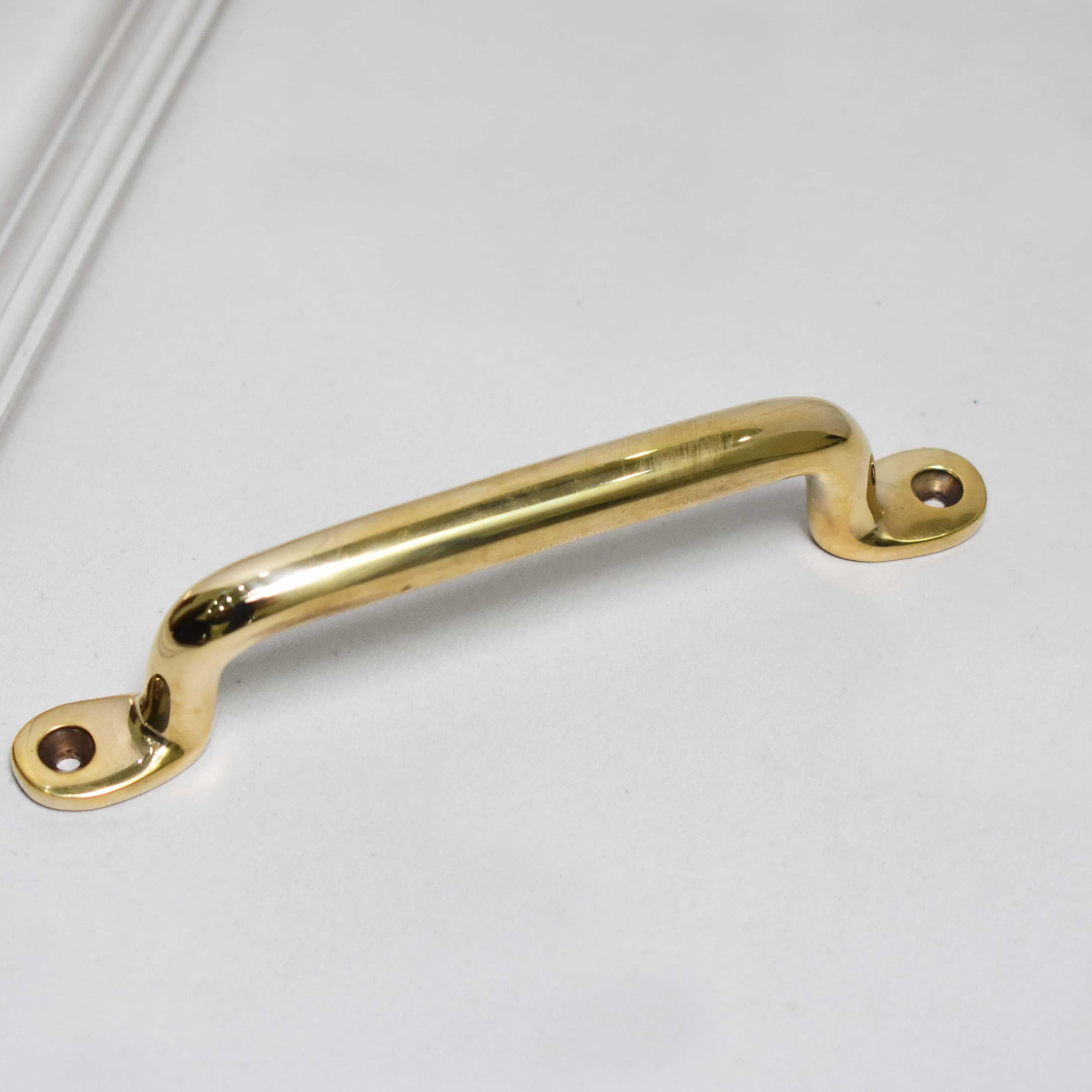 Serene Cabinet Pulls - Unlacquered Brass Polished - Stylentdecor