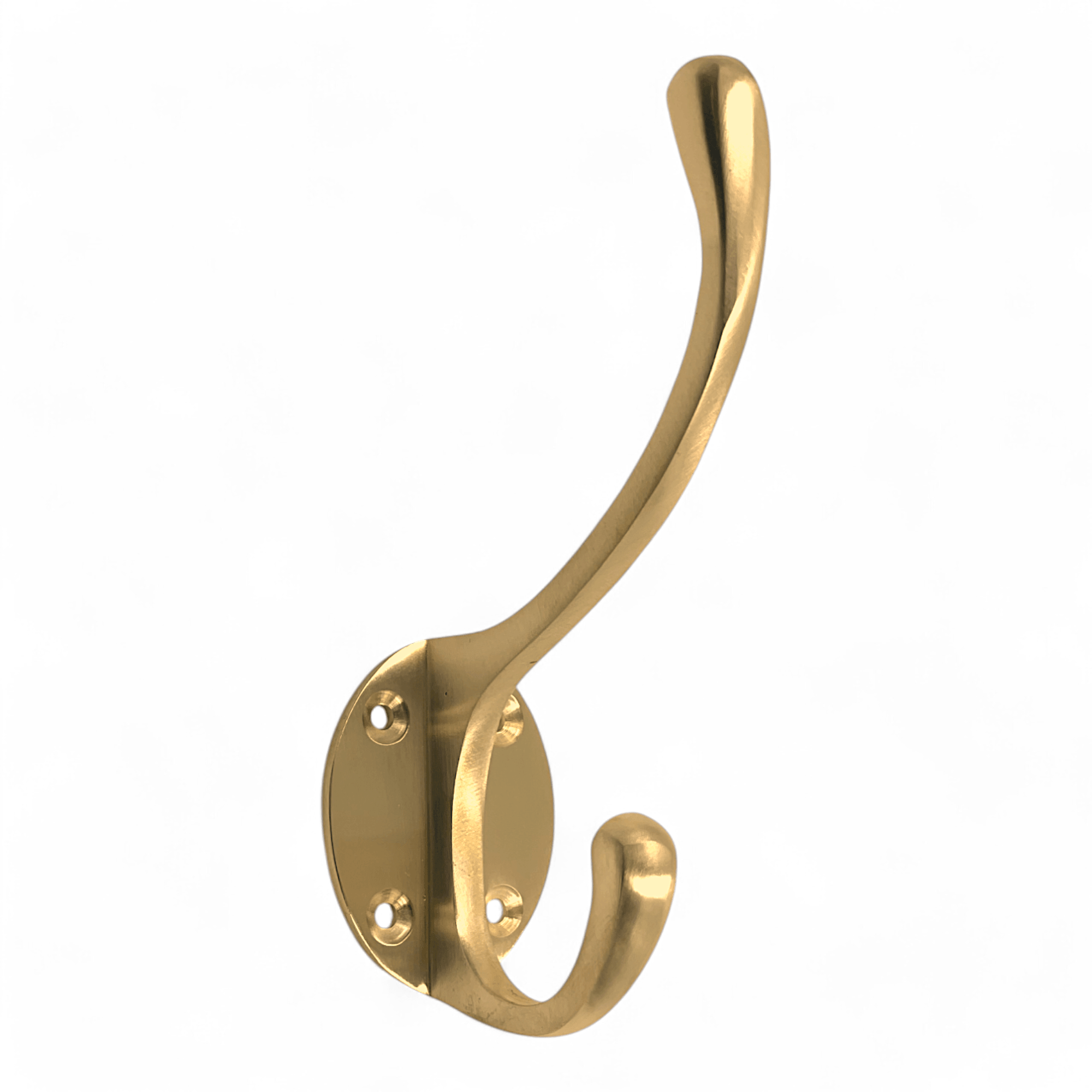 Brass Brushed Classic Brass Hat & Coat Hook - Stylentdecor
