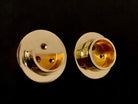 Closet Rod Bracket Set for 1-1/4"- Unlacquered Polished Brass - Stylentdecor