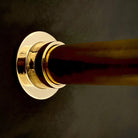 Closet Rod Closed Bracket for 1-1/4"- Unlacquered Polished Brass - Stylentdecor