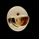 Closet Rod Opened Bracket for 1-1/4"- Unlacquered Polished Brass - Stylentdecor