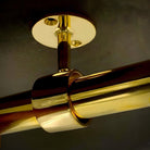 Closet Rod Through Bracket for 1-1/4"- Unlacquered Polished Brass - Stylentdecor