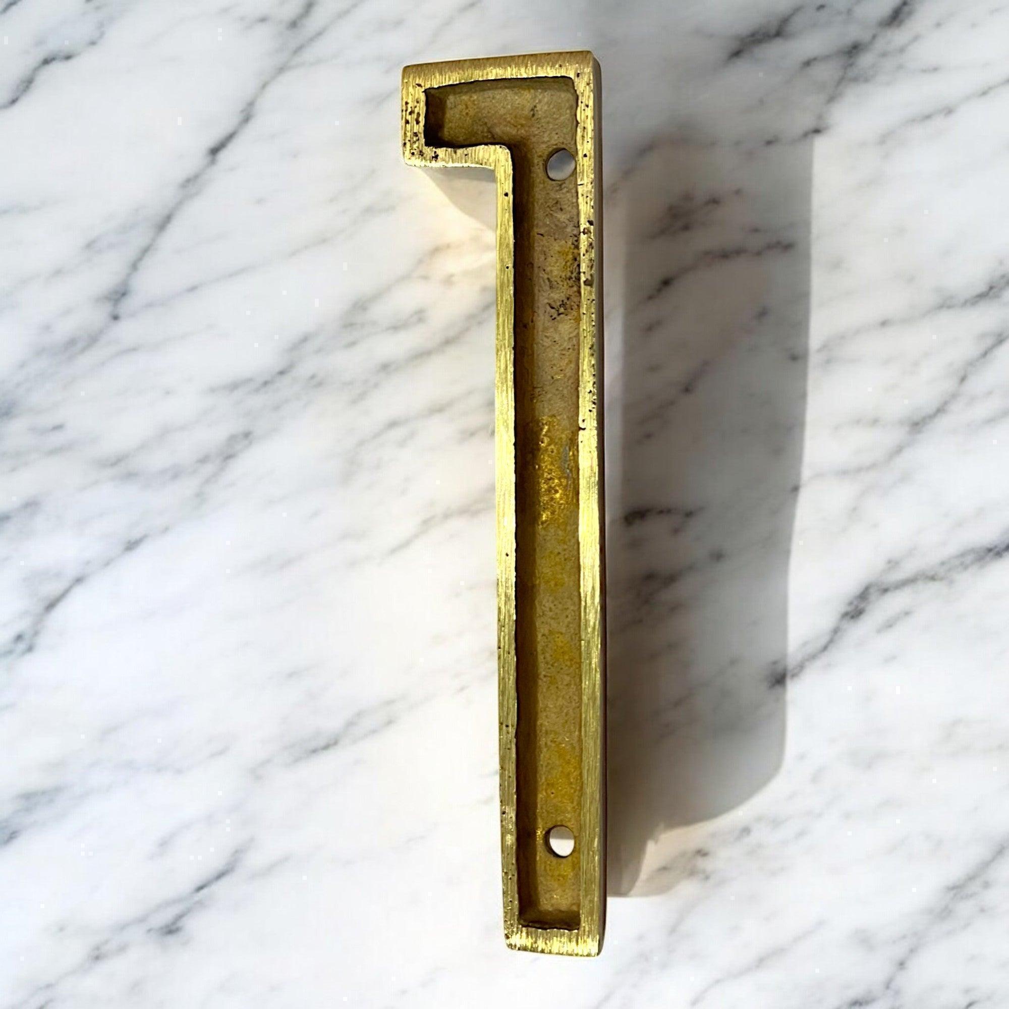 4" Brass House Numbers ( 0-9 ) - Stylentdecor