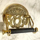 Vintage Roll Holder - Polished Brass - Stylentdecor