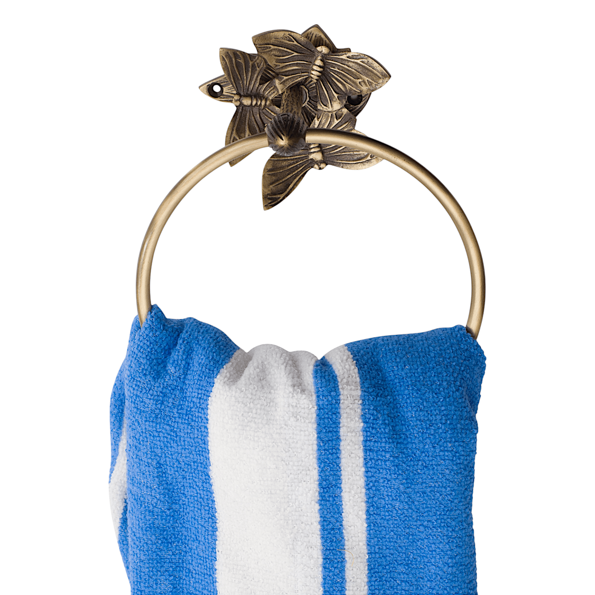 Brass Butterfly Hook - Antique Brass - Stylentdecor