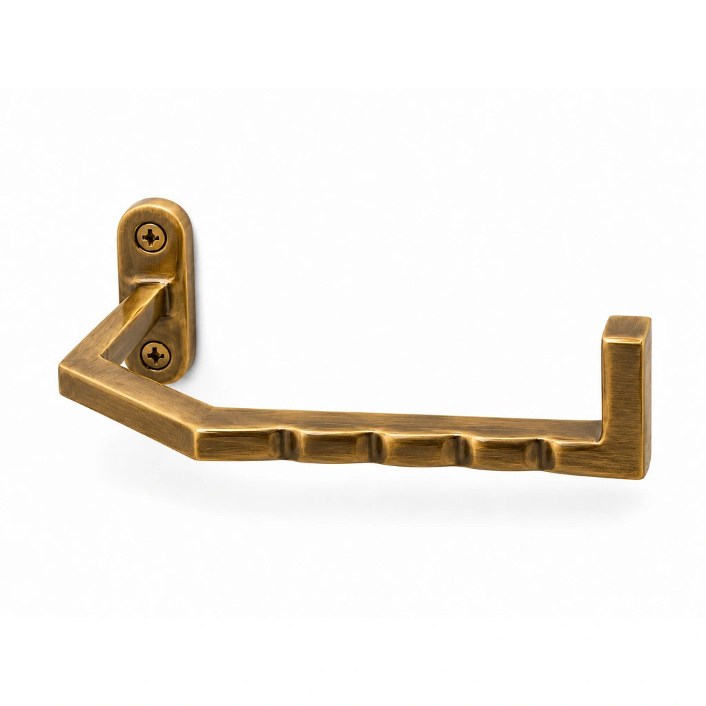 antique brass minimalist bathroom accessories
