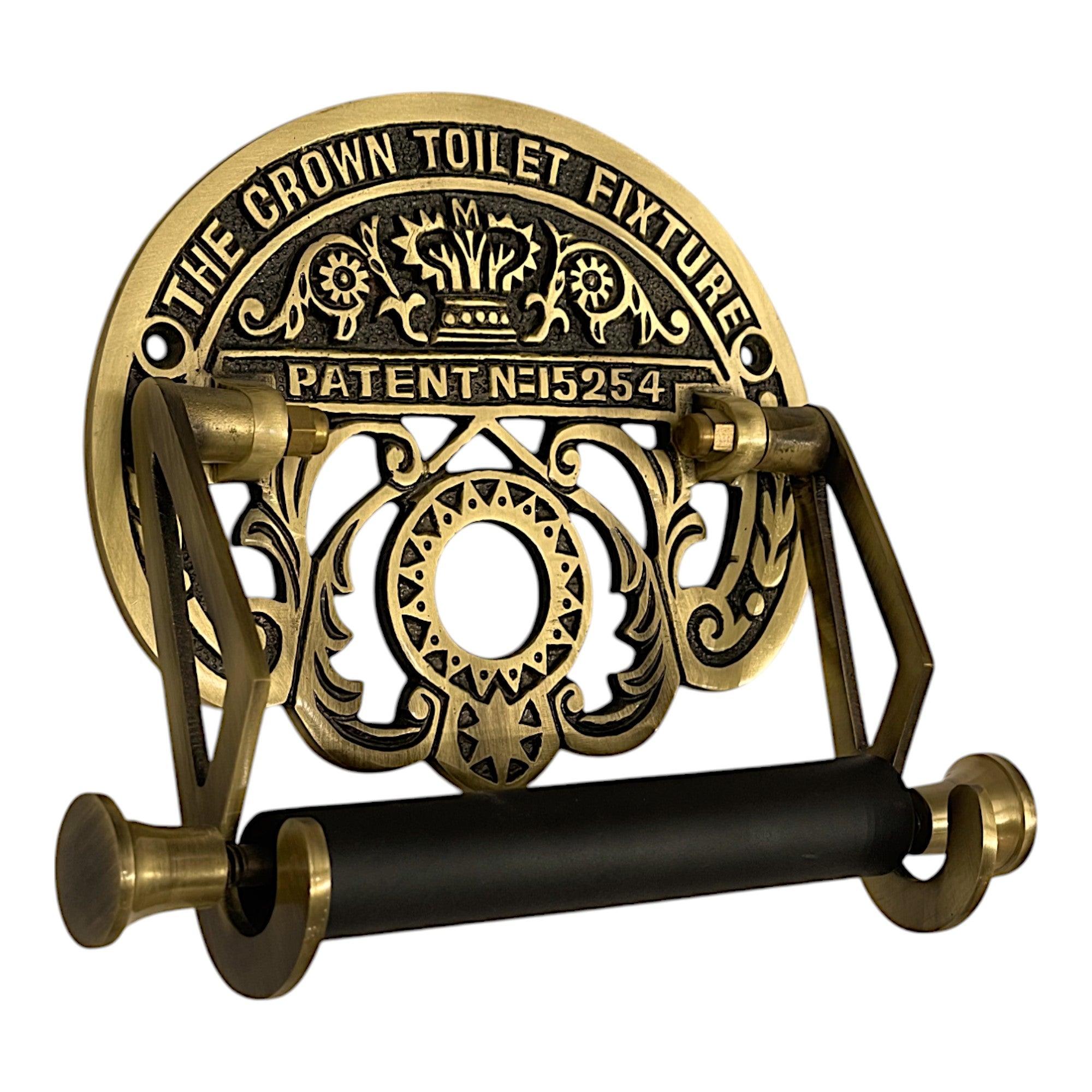 Vintage Roll Holder - Antique Brass - Stylentdecor