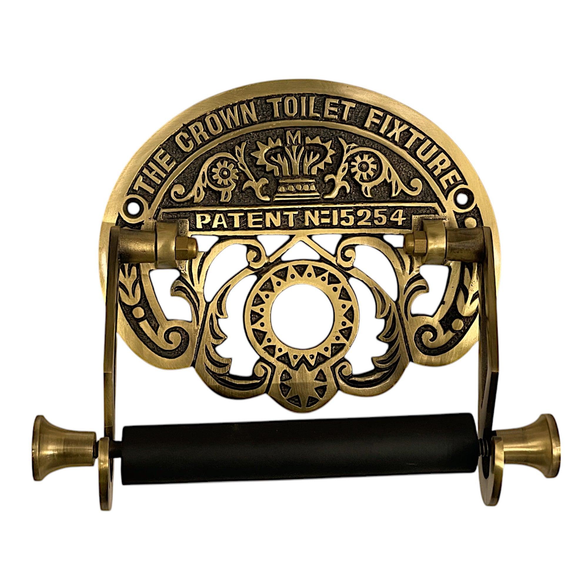 Vintage Roll Holder - Antique Brass - Stylentdecor