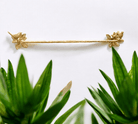 Brass Bird Towel Rack - Polished Finish - Stylentdecor