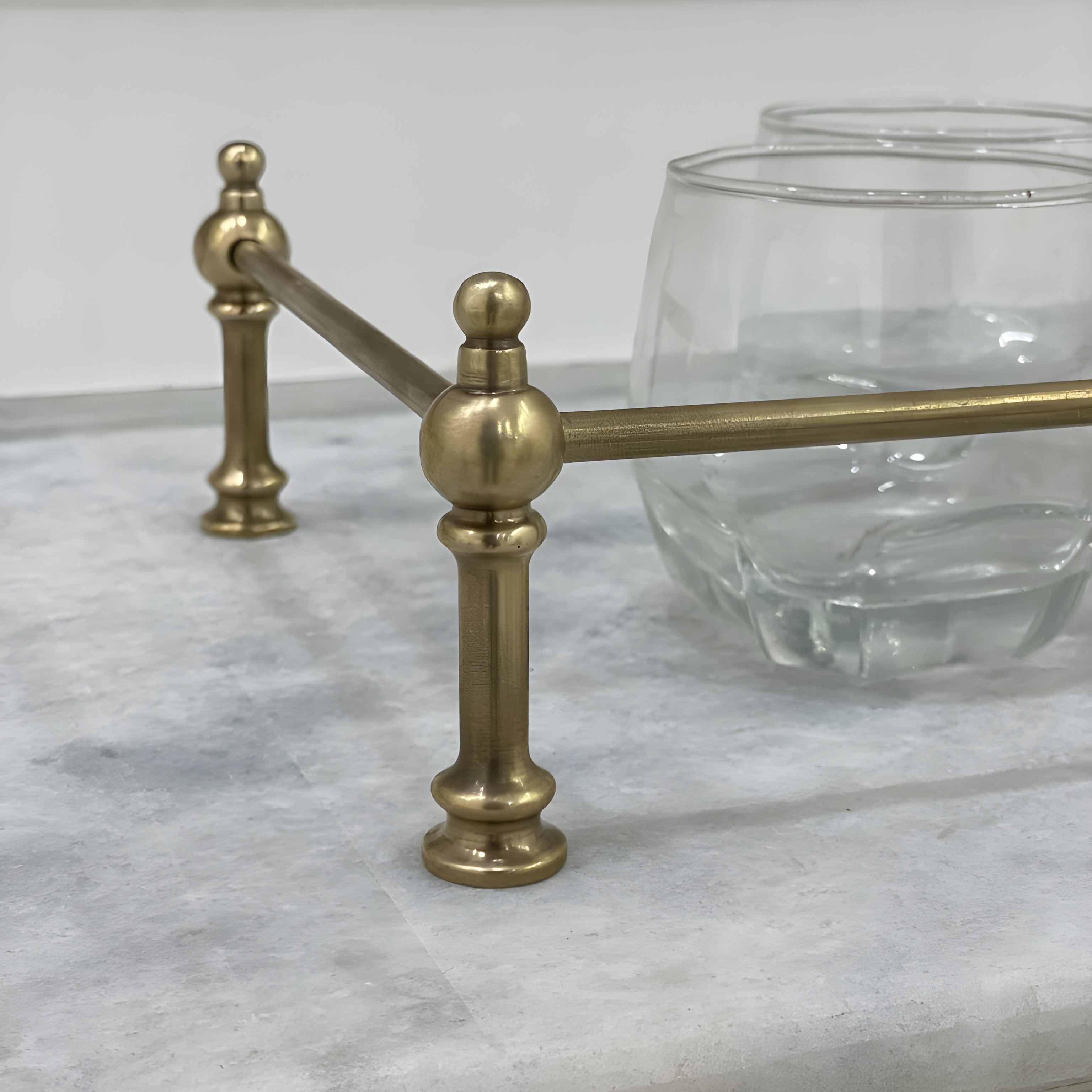Victorian Brass Gallery Rail - Antique Brass By Hand - Stylentdecor