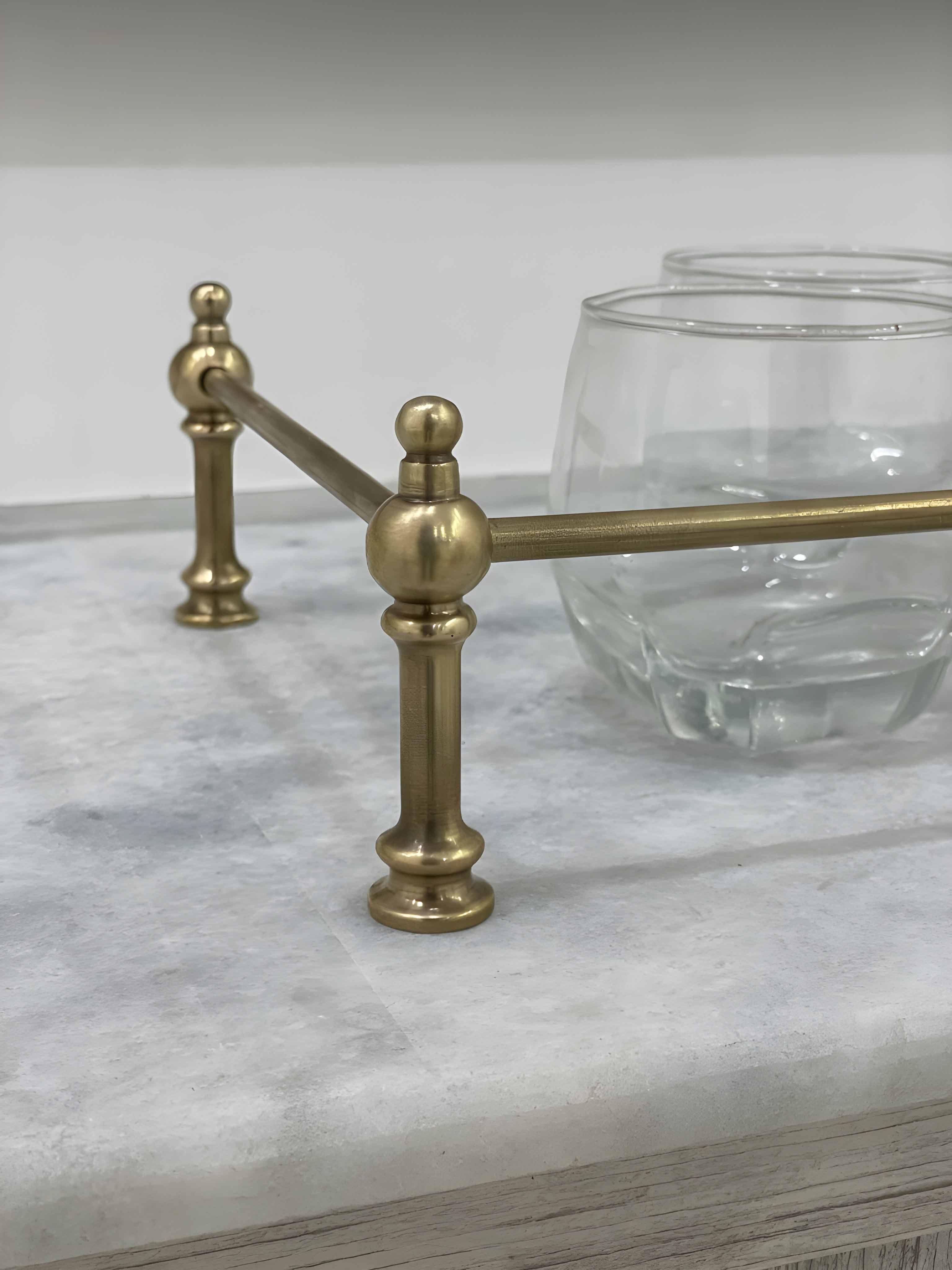 Victorian Brass Gallery Rail - Antique Brass By Hand - Stylentdecor
