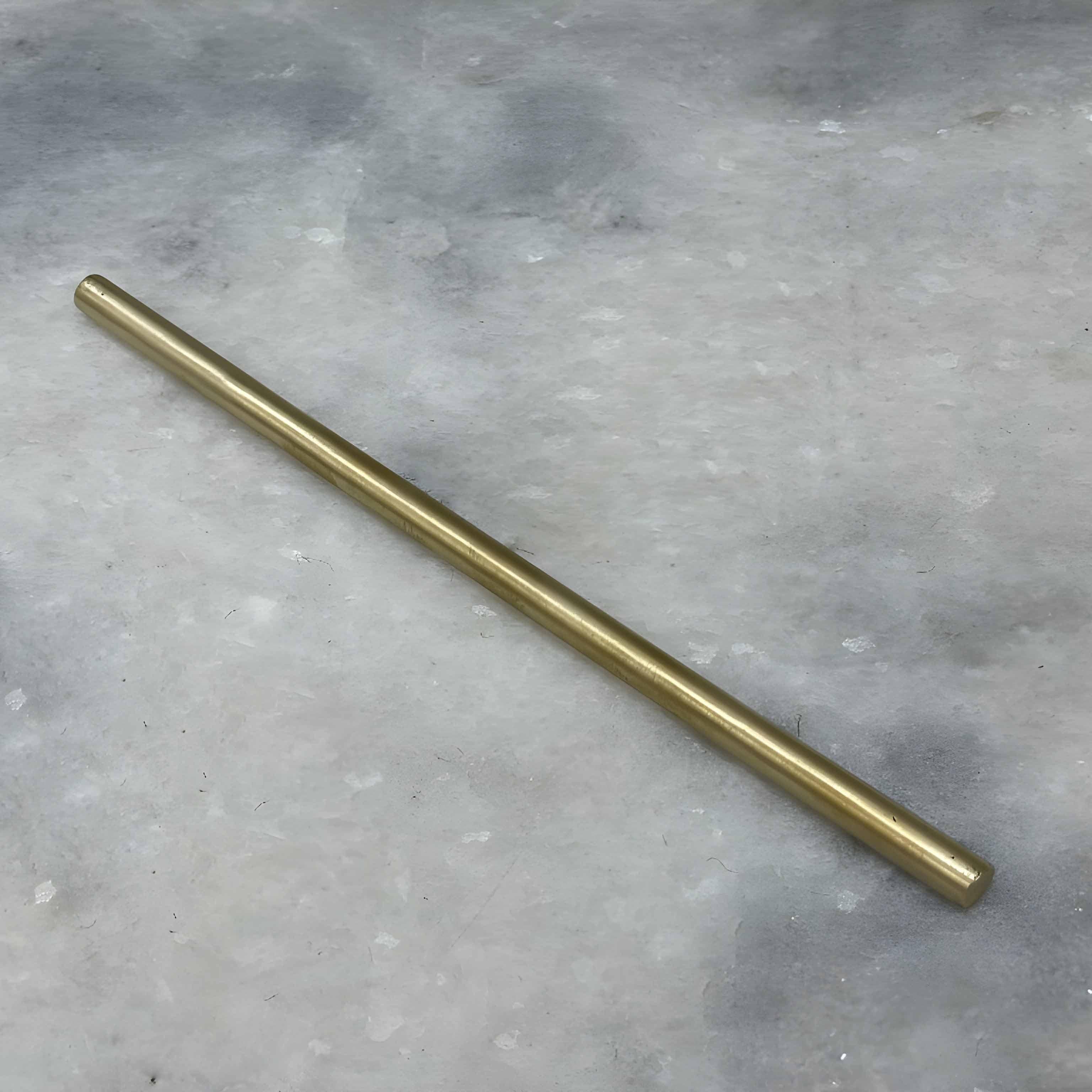 Victorian Brass Gallery Rail - Brushed Brass - Stylentdecor