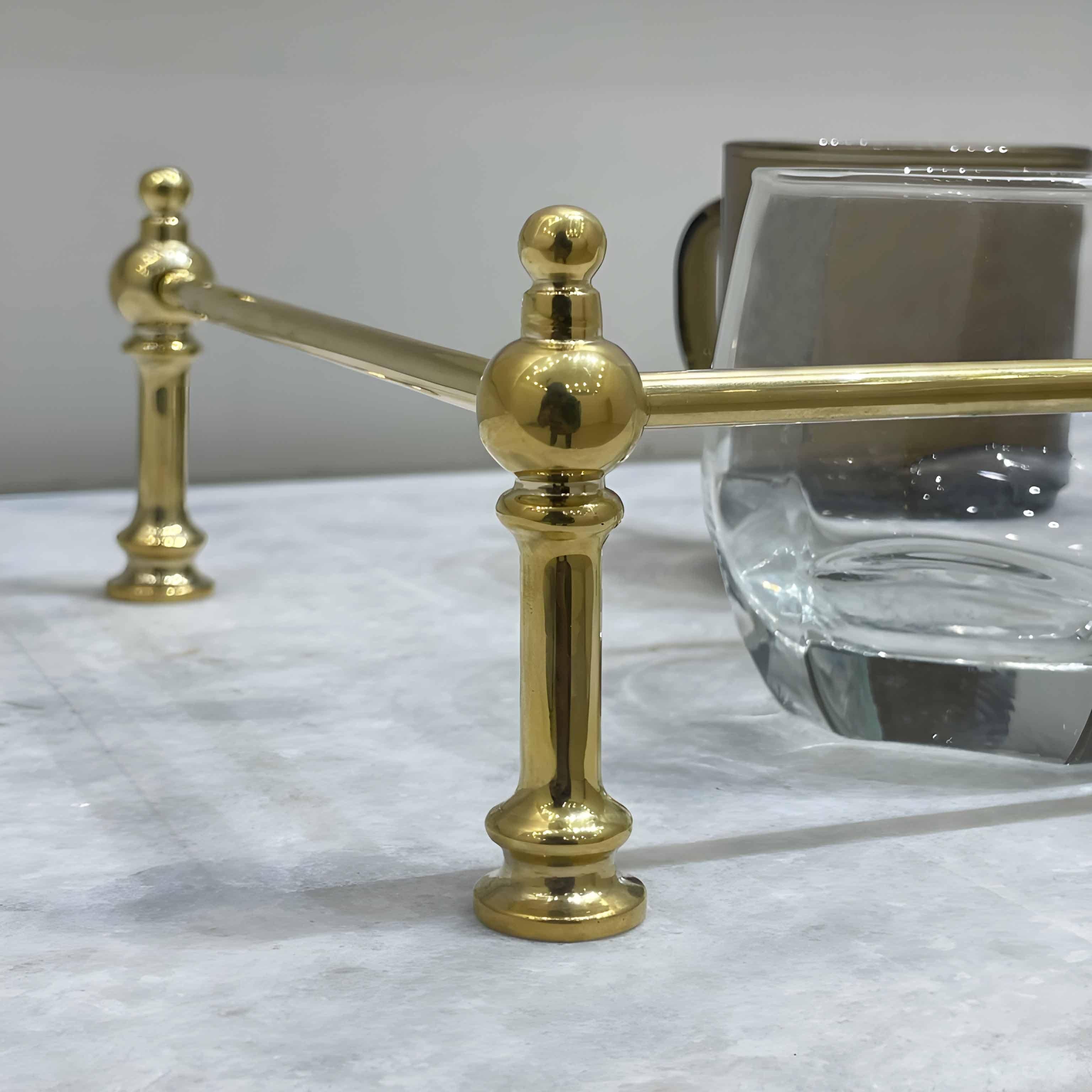 Victorian Brass Gallery Rail - Polished Brass - Stylentdecor