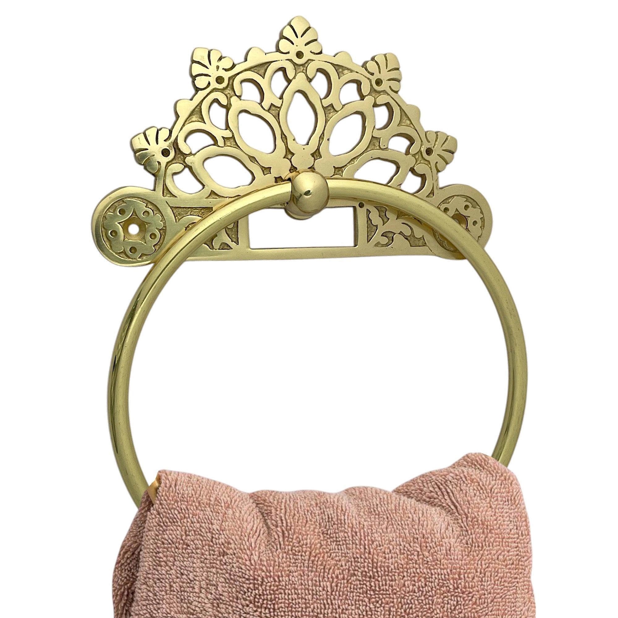 Brass Victorian Roll Holder - Stylentdecor