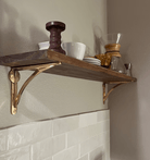 Arched Shelf Bracket - Unlacquered Polished Brass - Stylentdecor