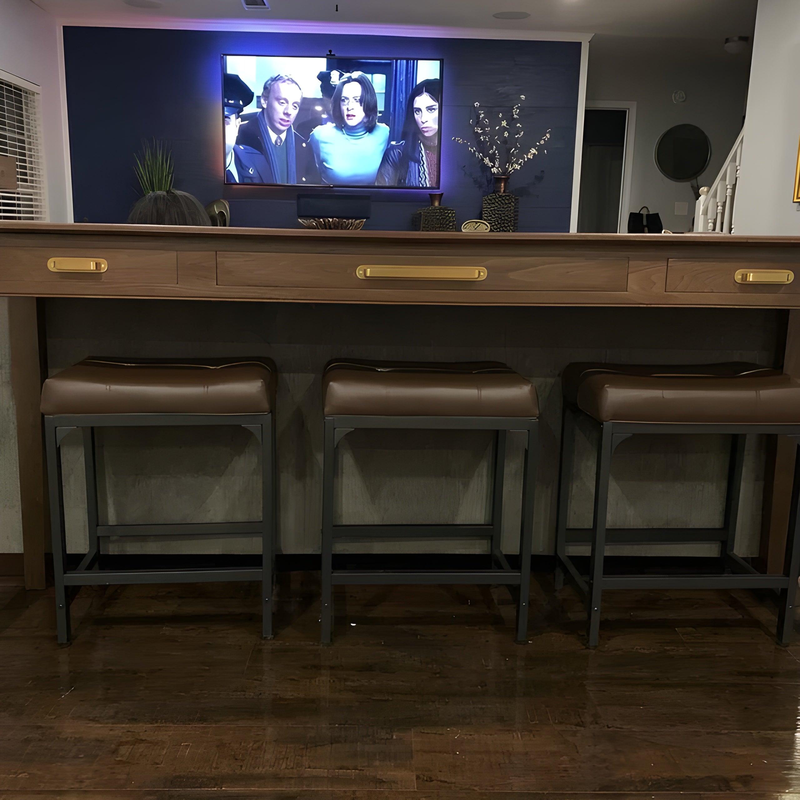 Brass Antique Round Drawer Pulls with Backplate - Stylentdecor