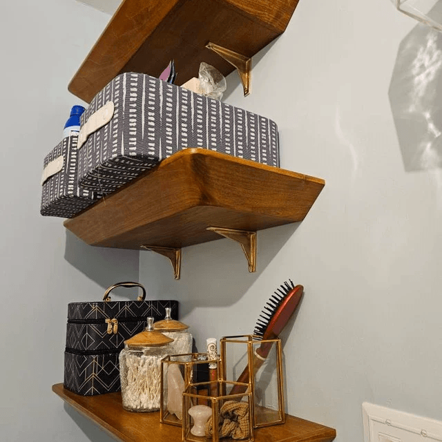 Maison Shelf Bracket - Unlacquered Brass Polished - Stylentdecor