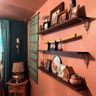 Honeycomb Shelf Bracket - Unlacquered Brass Polished - Stylentdecor