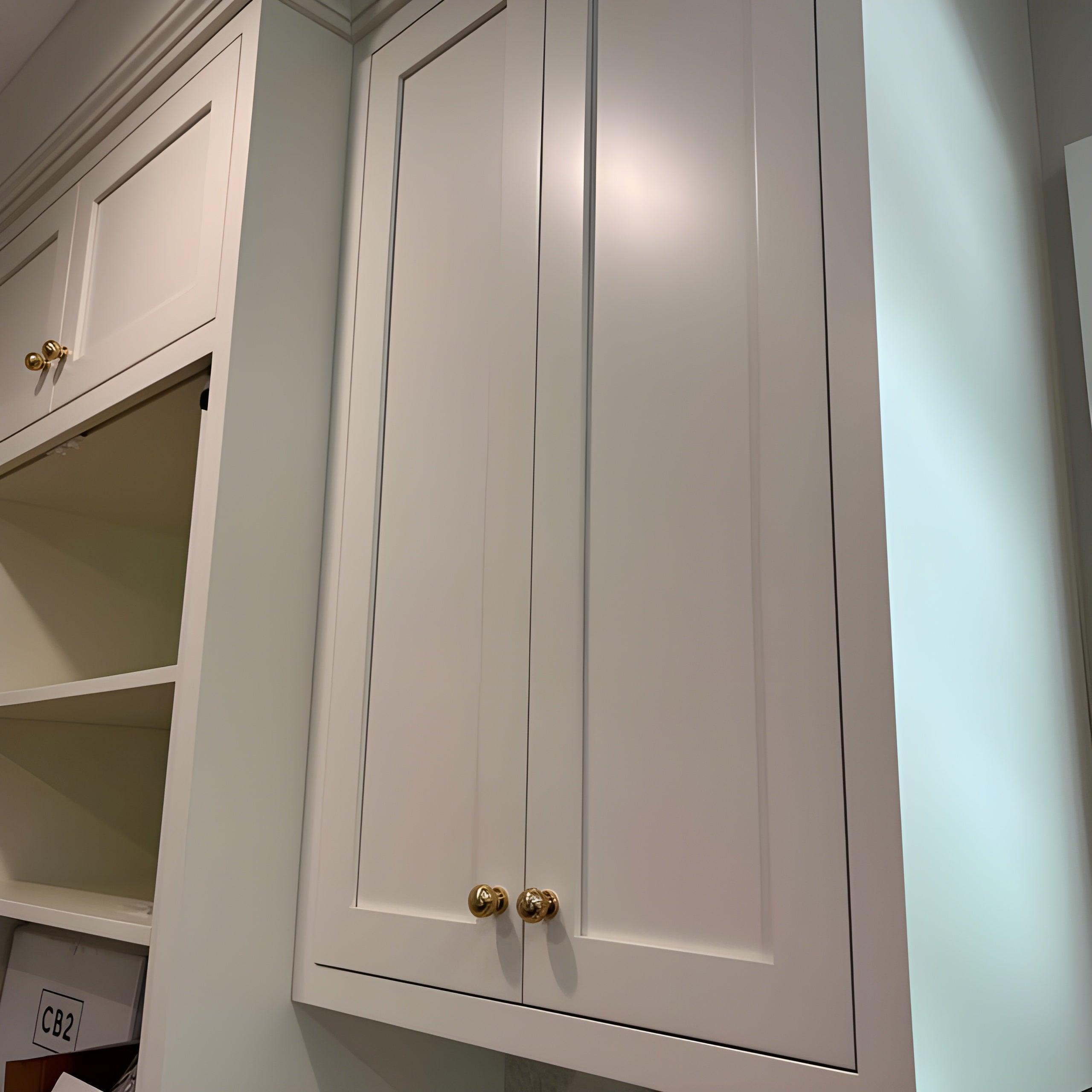 Brass Ball Knob - Unlacquered Polished Brass - Stylentdecor