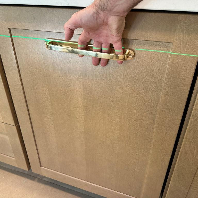 Round Drawer Pulls with Backplate - Unlacquered Polished Brass - Stylentdecor