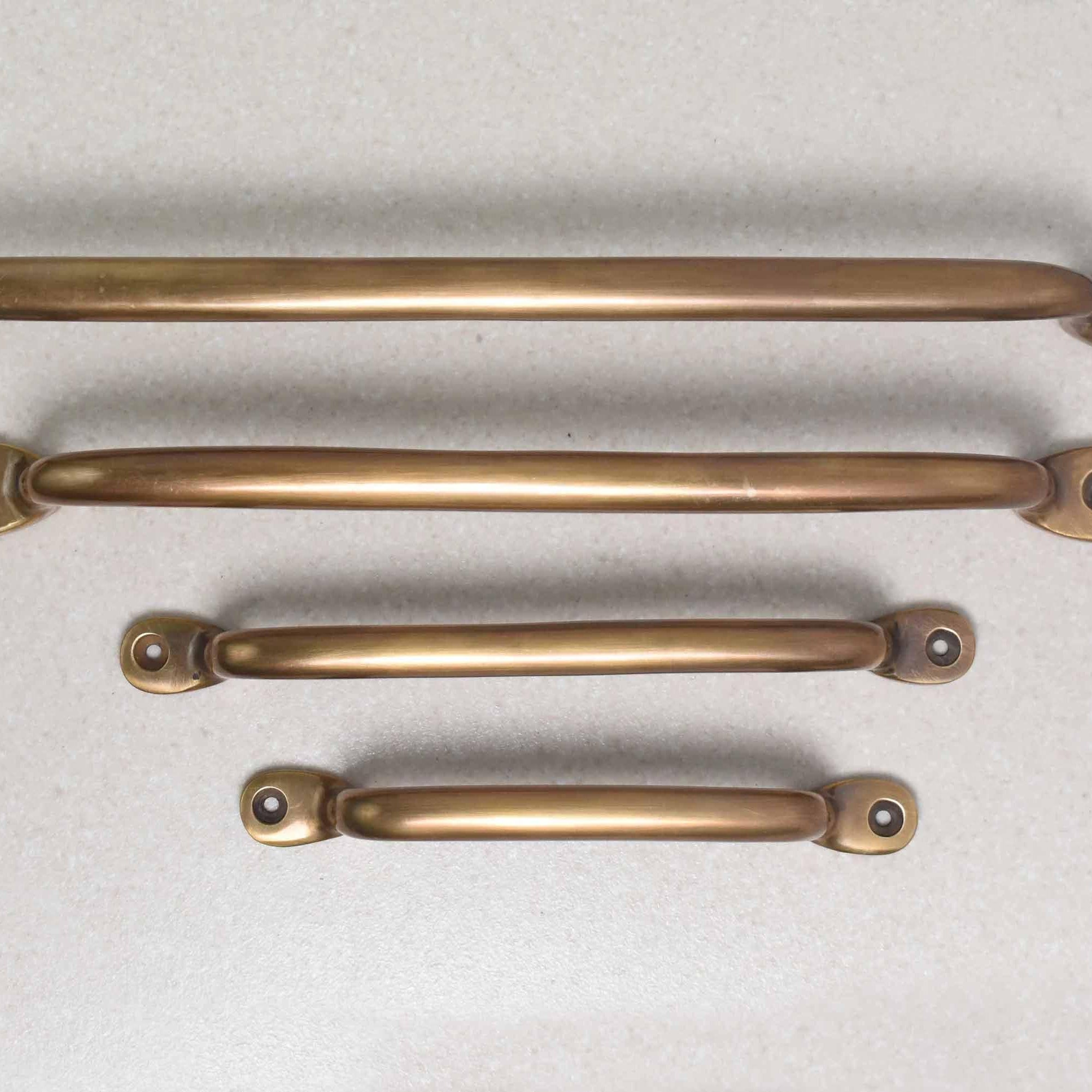 Serene Cabinet Pulls | Antique Brass Unlacquered - Stylentdecor